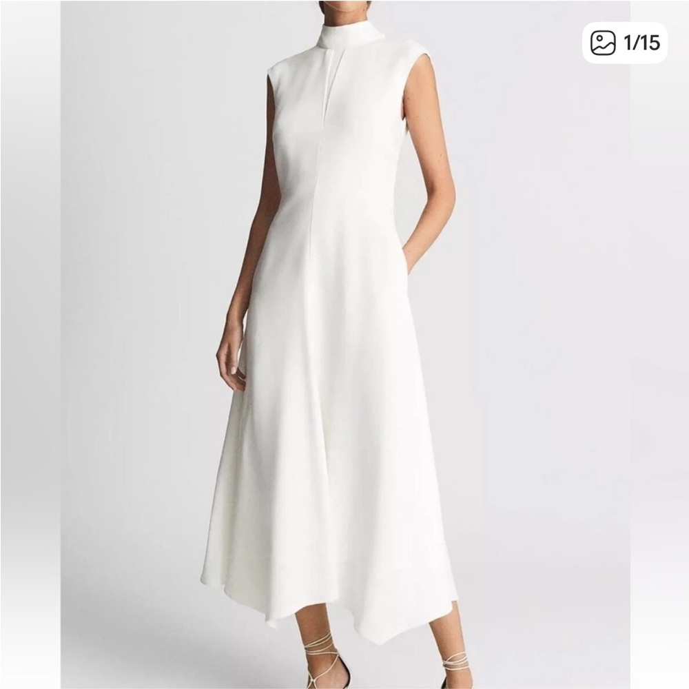 NWT Reiss Livvy Open Back Midi dress